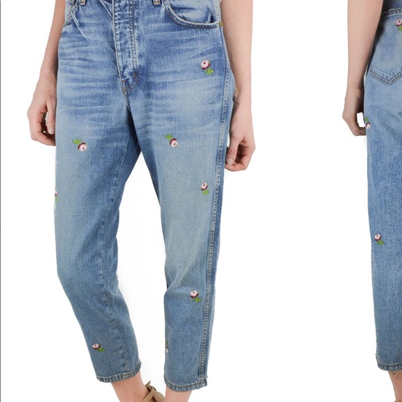 NWT The Great Jeans in Prairie Wash with Rosette - Picture 4 of 7